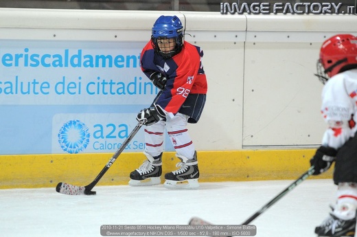 2010-11-21 Sesto 0511 Hockey Milano Rossoblu U10-Valpellice - Simone Battelli